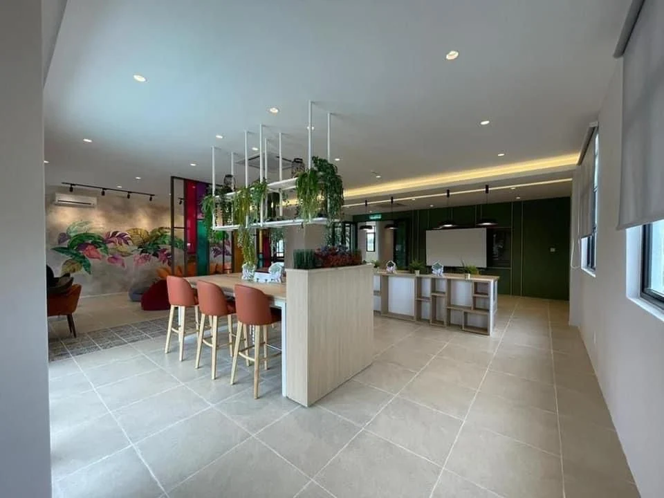 Forresta clubhouse pantry and communal dining area