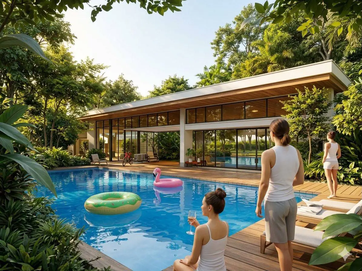 Forresta clubhouse and resort-style leisure pool